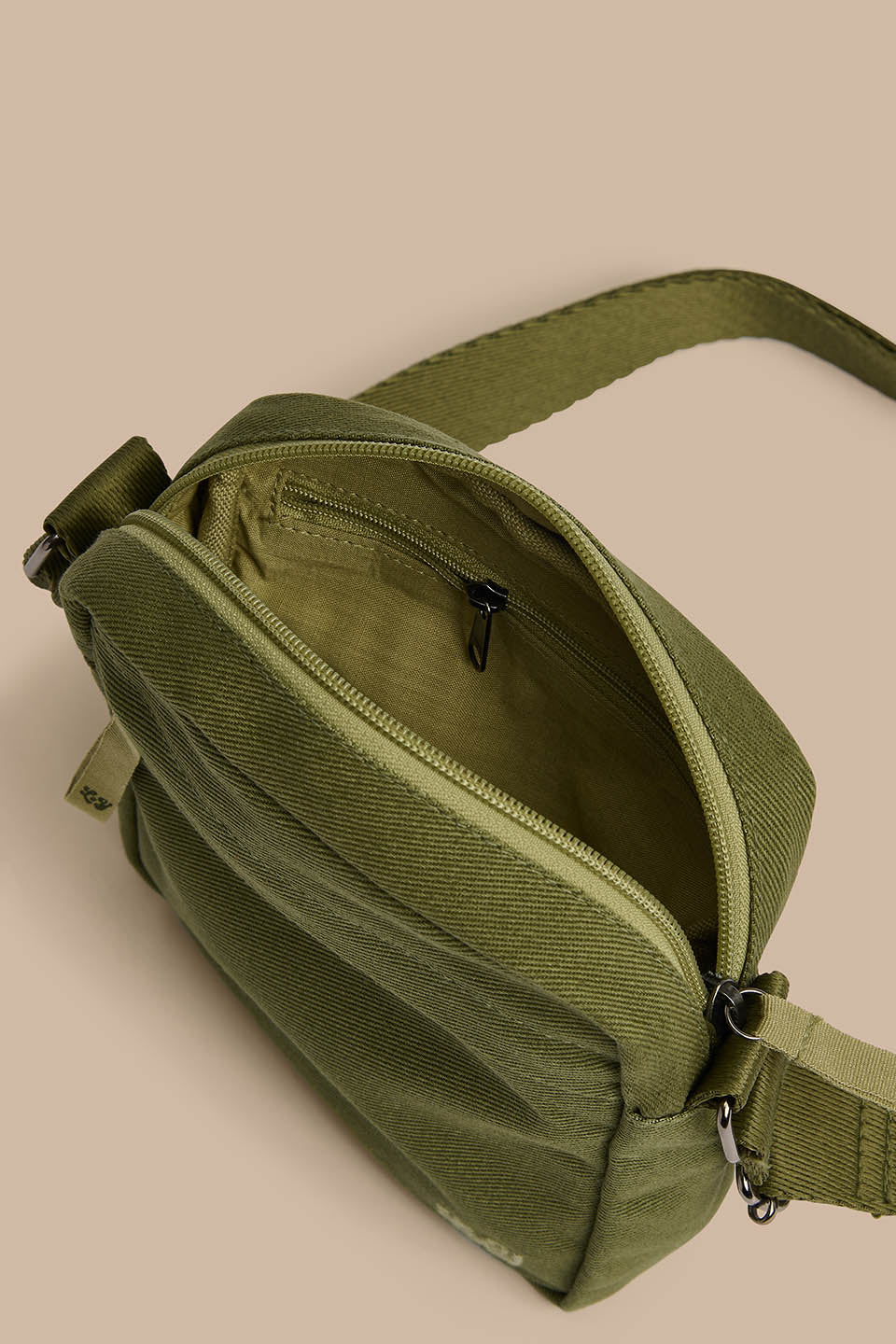 Roxton - Crossbody Bag Organic Cotton in Khaki
