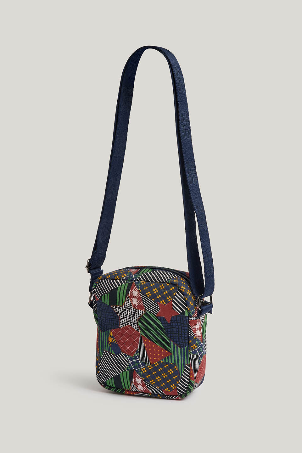 Roxton - Crossbody Bag Organic Cotton in Star Patchwork Print