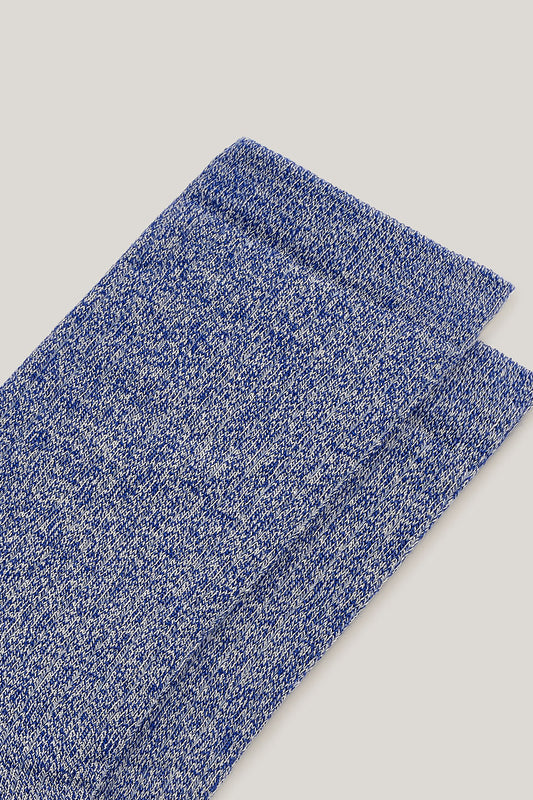 Sienna - Cotton Sock in Dark Blue Marl