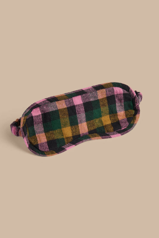 Yaima - Eye Mask Organic Cotton in Botanist Gingham