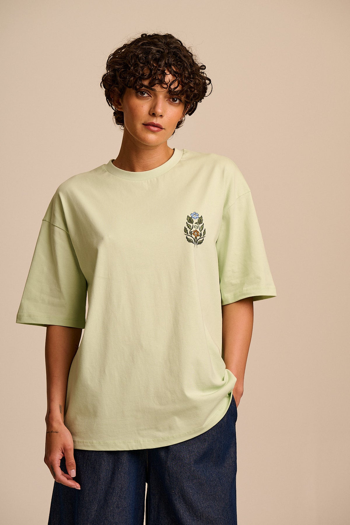Benny - Oversized T-Shirt Organic Cotton in Marrakech Floral Print
