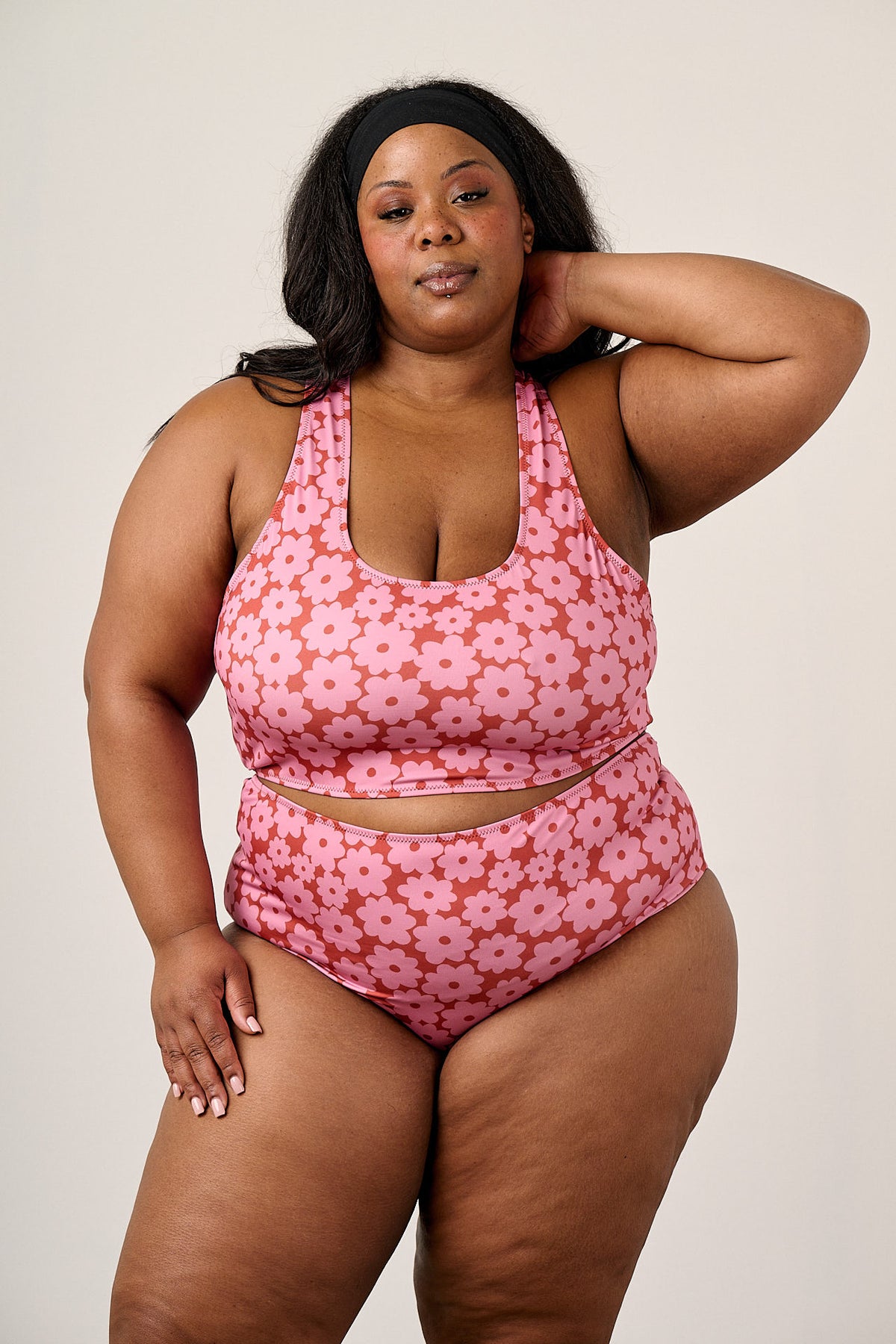 Bronte - High Rise Bikini Bottoms Recycled Polyester in Coastal Flower