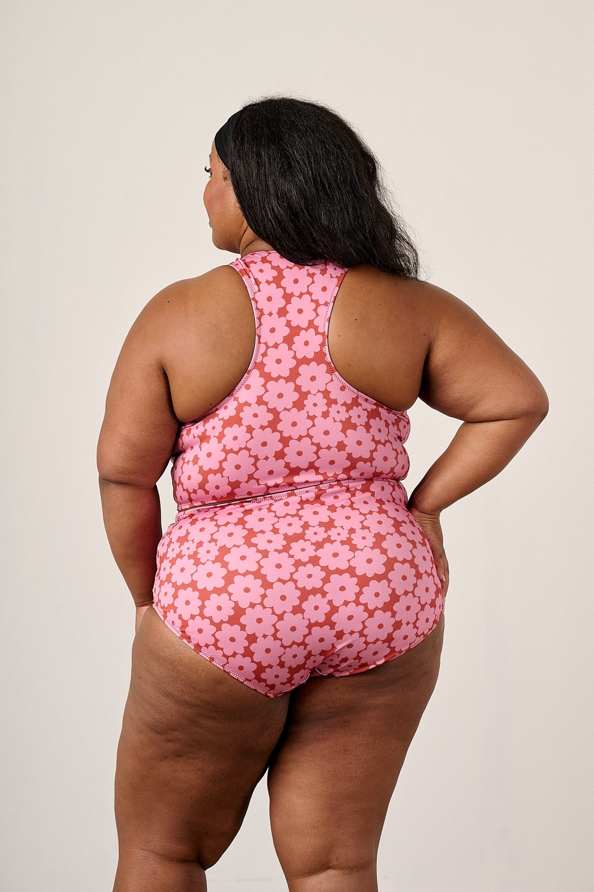 Bronte - High Rise Bikini Bottoms Recycled Polyester in Coastal Flower
