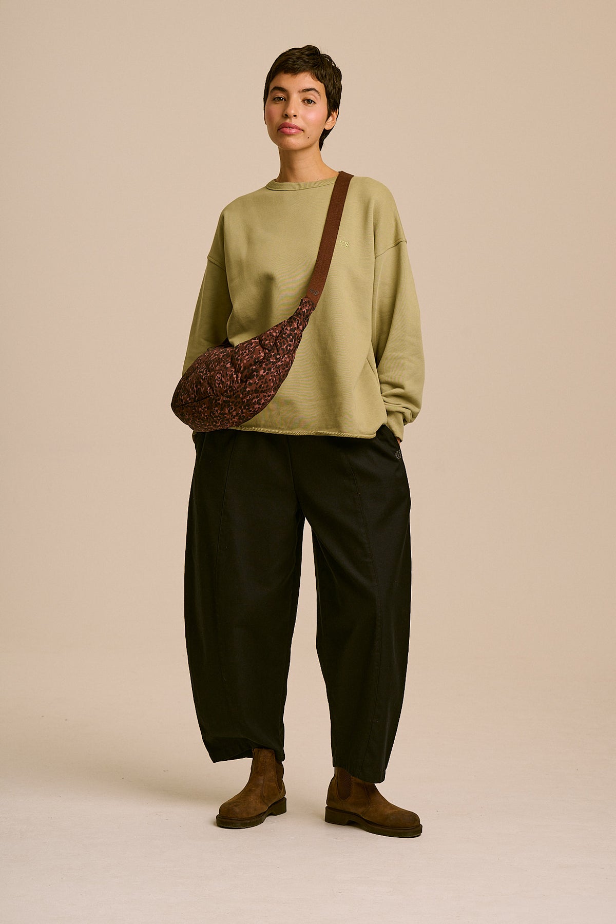 Bryony - Crossbody Bag Recycled Polyester in Animal
