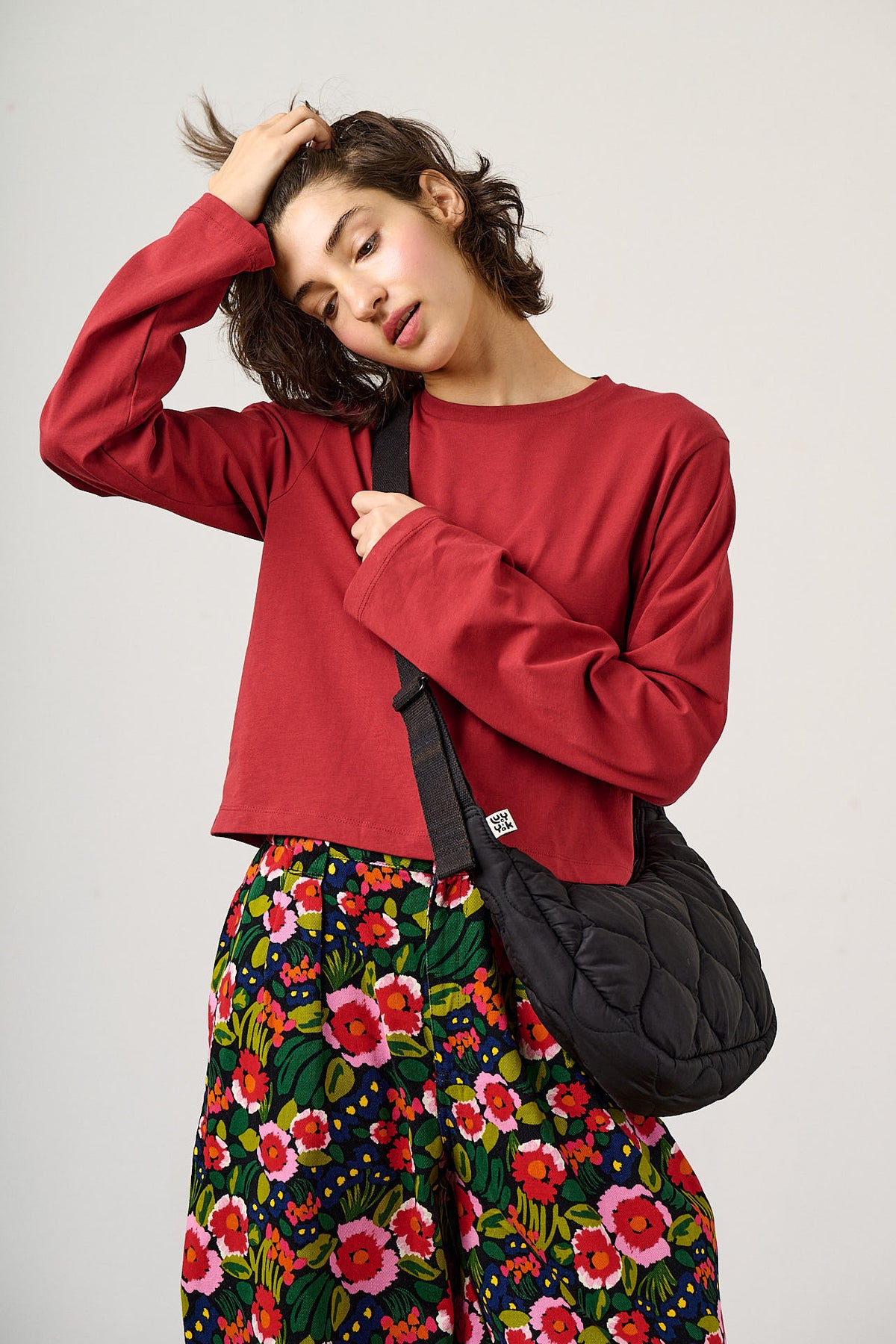 Bryony - Crossbody Bag Recycled Polyester in Black