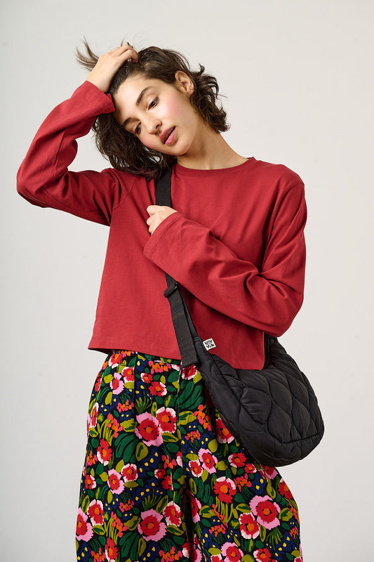 Bryony - Crossbody Bag Recycled Polyester in Black