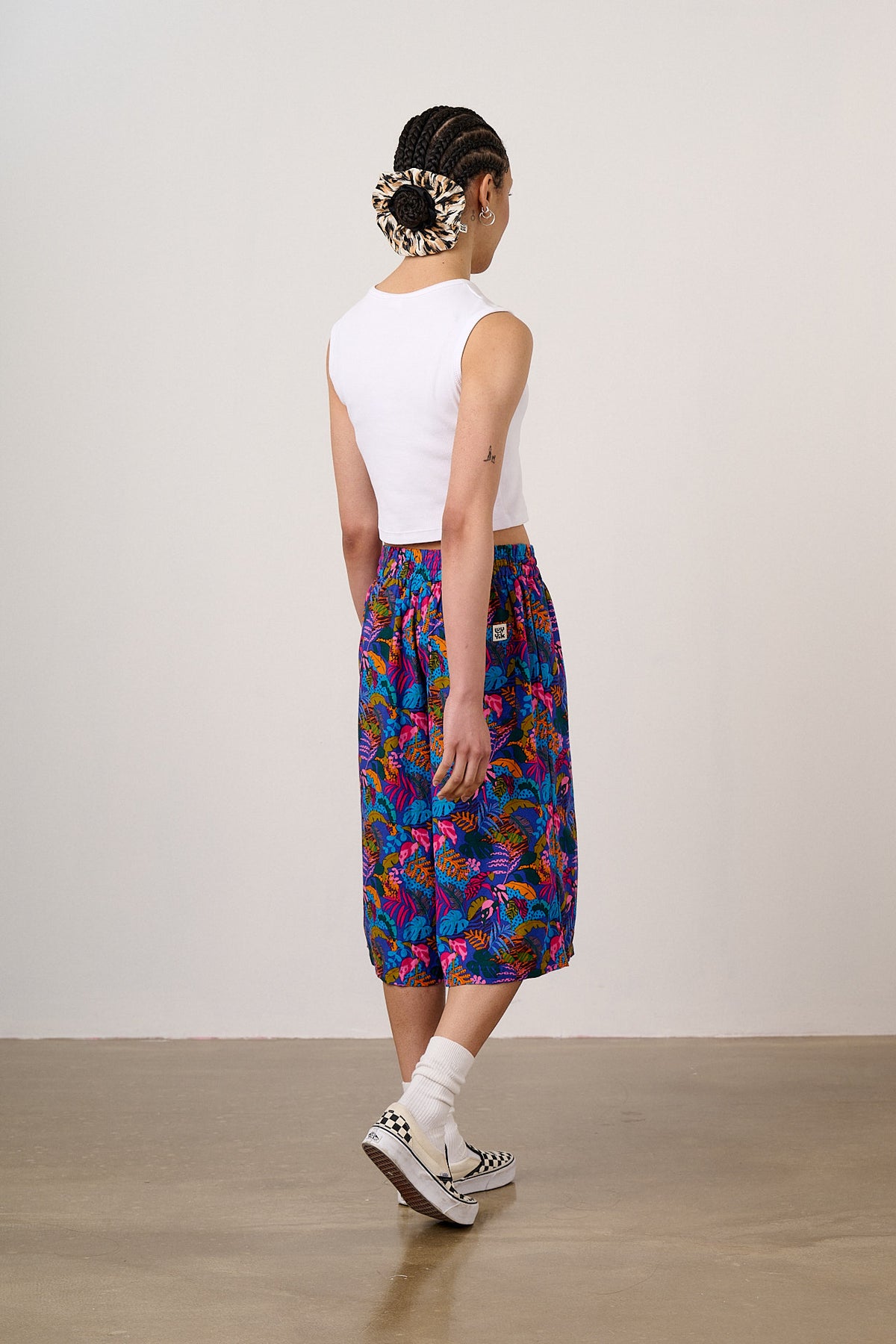 Carlos - Shorts ECOVERO Viscose Blend in Wild Expression Print