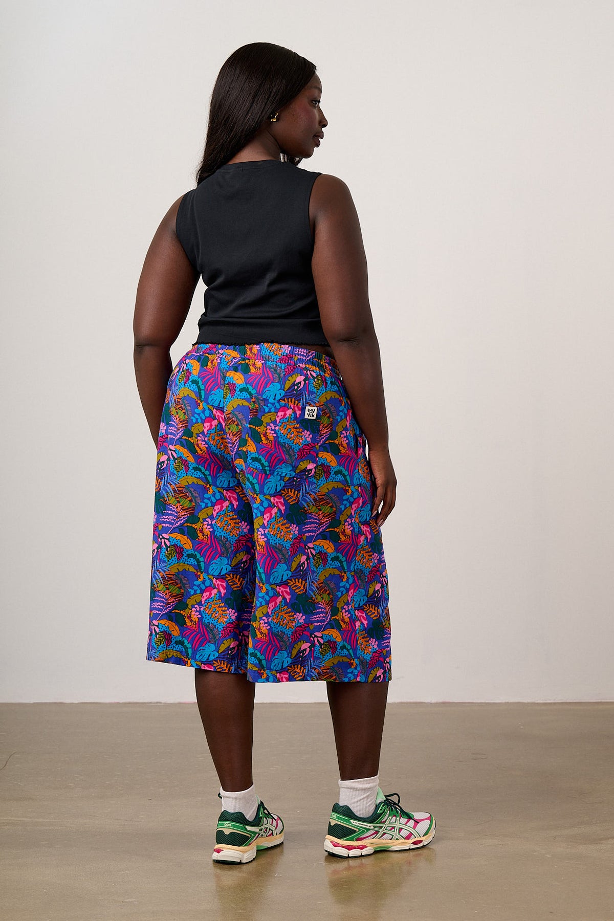 Carlos - Shorts ECOVERO Viscose Blend in Wild Expression Print