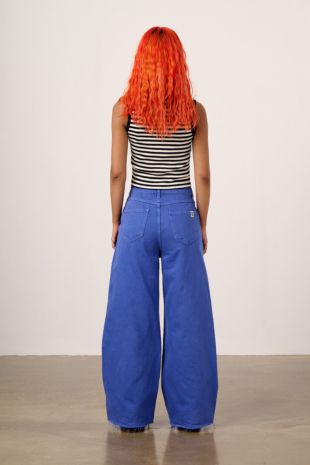 Carter - Wide Leg Jeans Organic Cotton in Dazzling Blue Wash