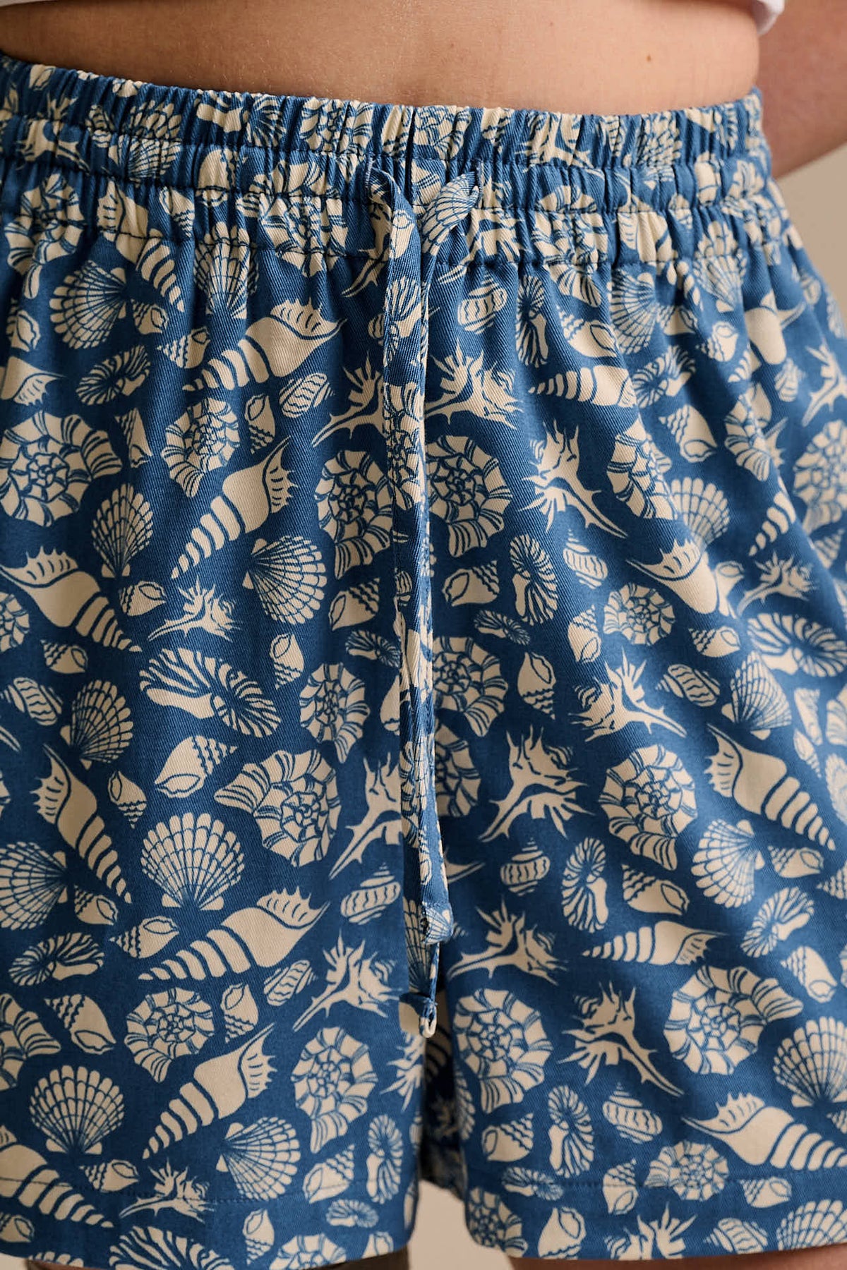Charlie - Relaxed Shorts Organic Cotton in Blue Shells