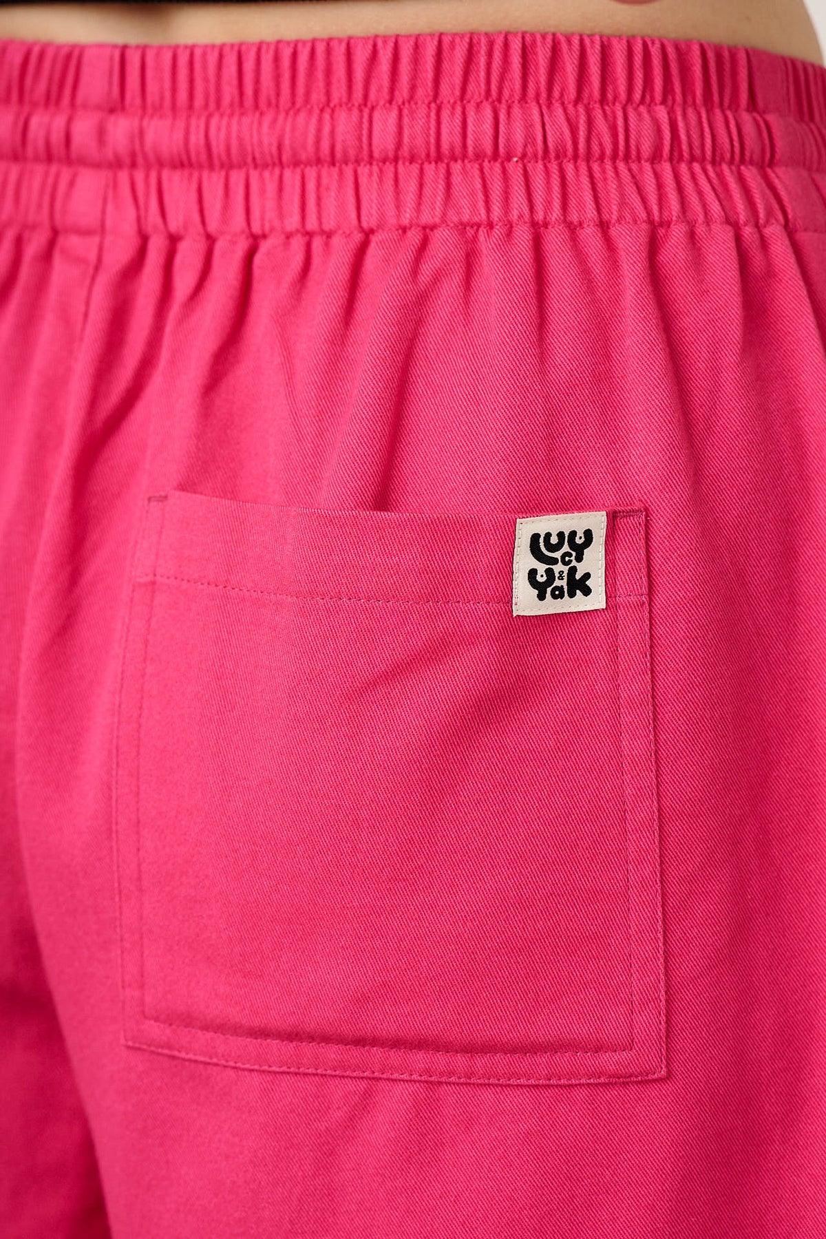 Charlie - Cotton Shorts in Fuchsia Rose
