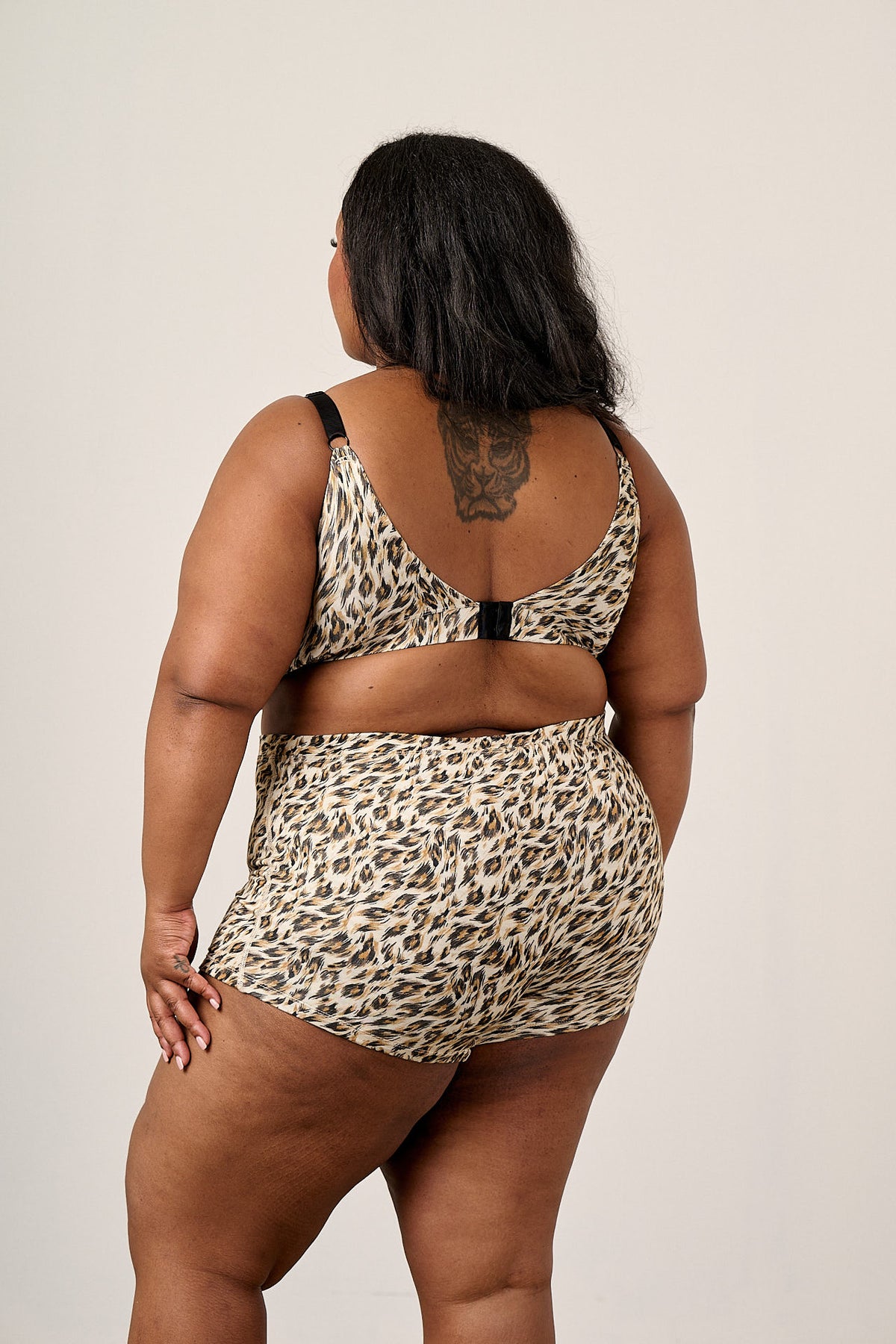 Clover - Bralette Viscose in Leo Swirl