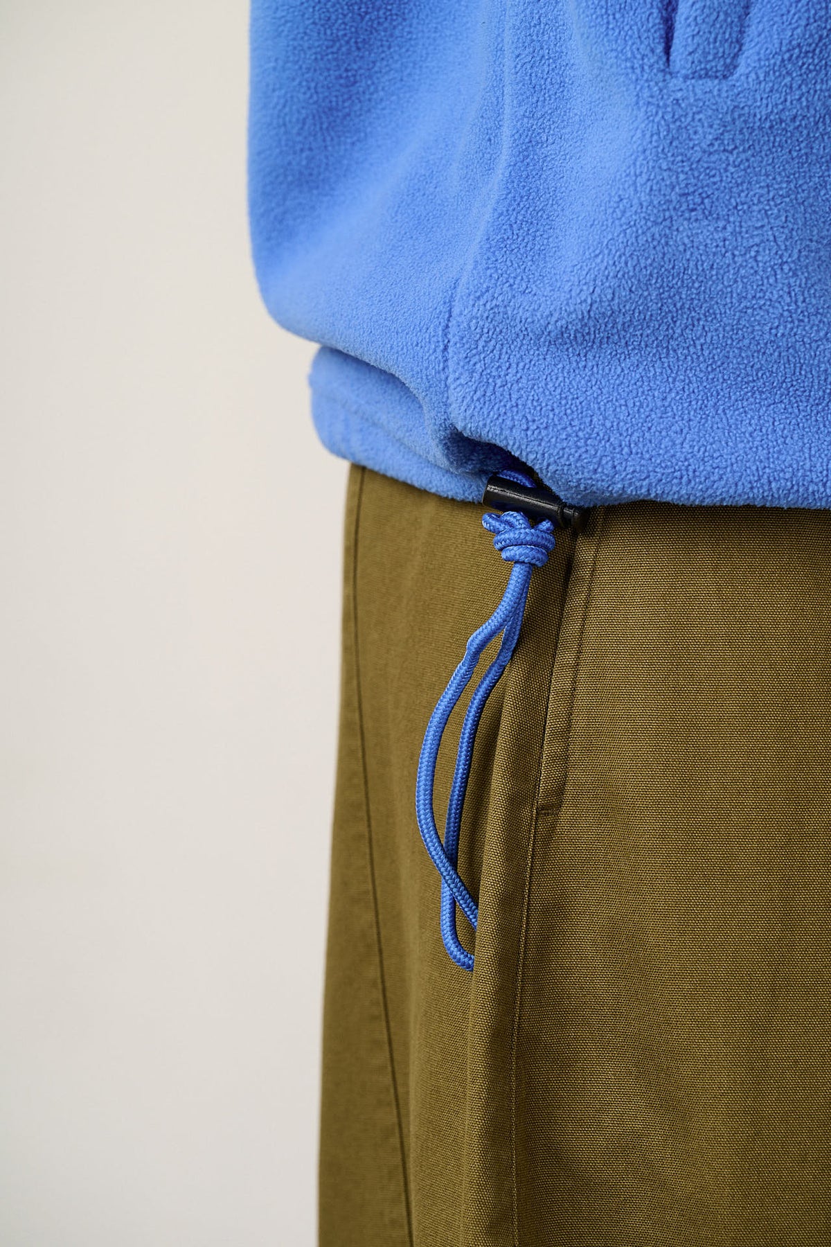 Stevie - Polar Fleece Recycled Polyester in Blue