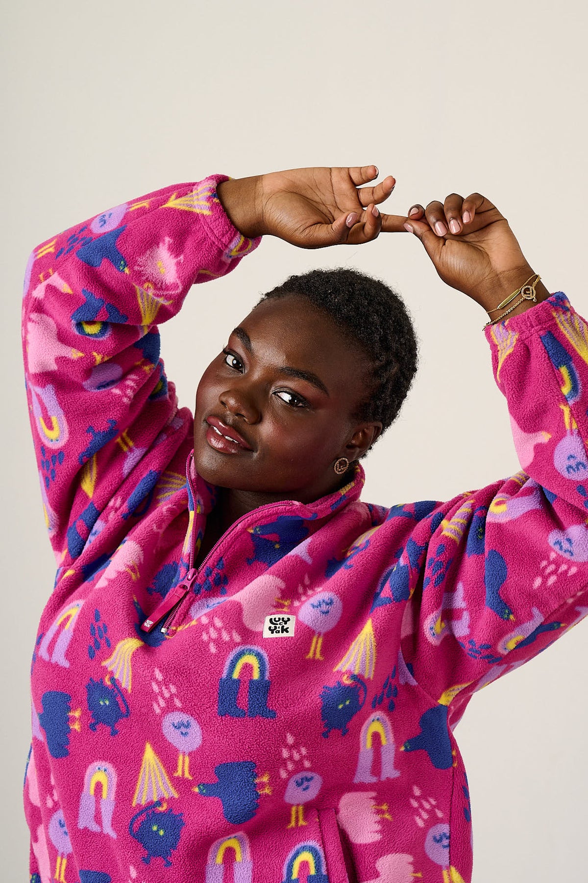 Stevie - Recycled Polyester Fleece in Studio Arhoj & Yak
