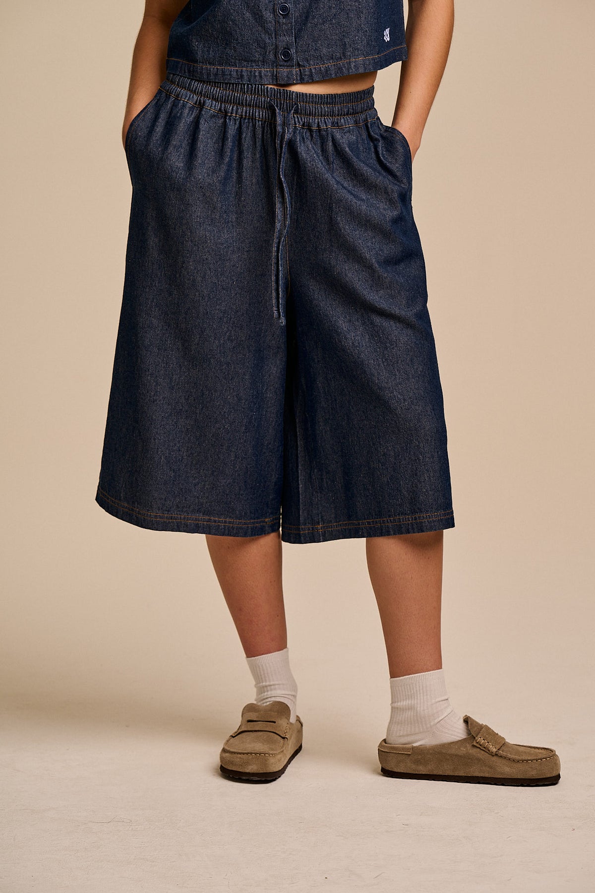 Carlos - Shorts Organic Cotton in Indigo Blue