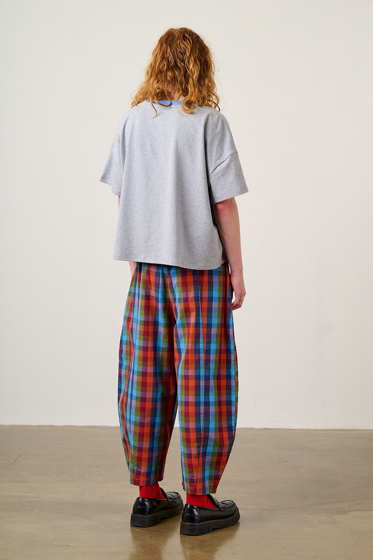 Everlie - Oversized T-Shirt Organic Cotton in Grey Marl