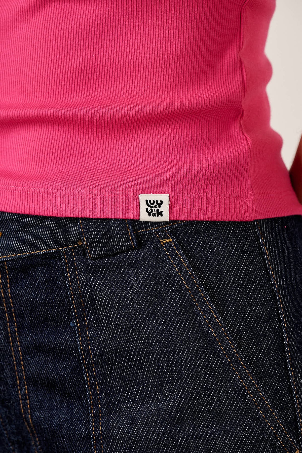 Gracie - T-Shirt Organic Cotton in Fuchsia Rose