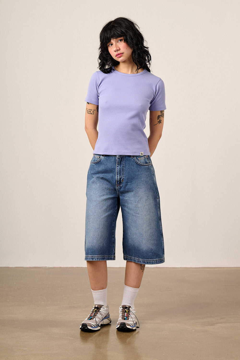 Gracie - T-Shirt Organic Cotton in Lilac