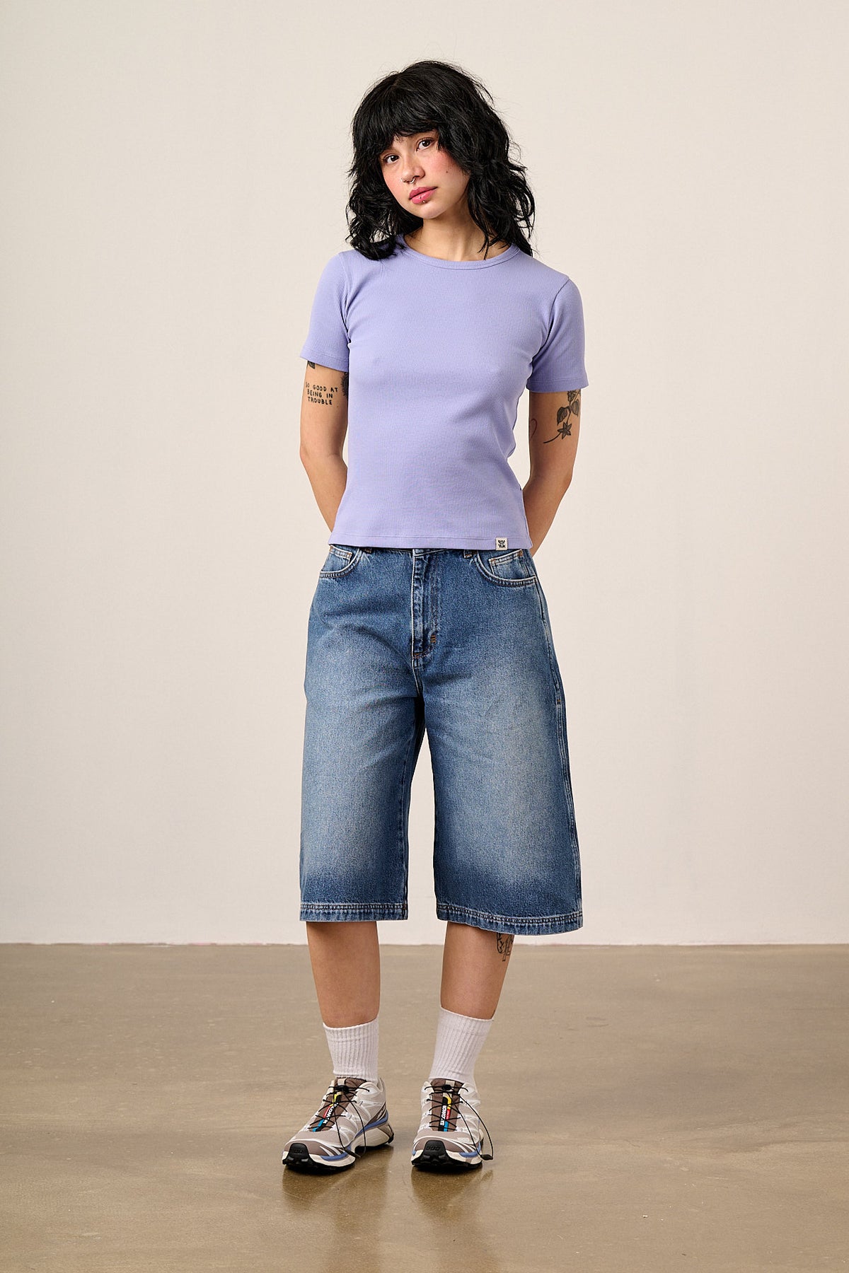 Gracie - T-Shirt Organic Cotton in Lilac