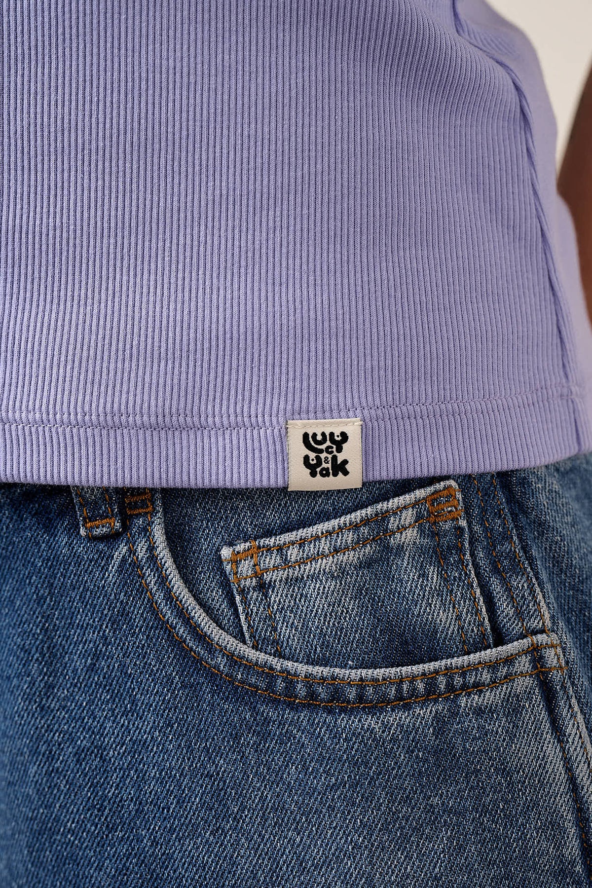 Gracie - T-Shirt Organic Cotton in Lilac