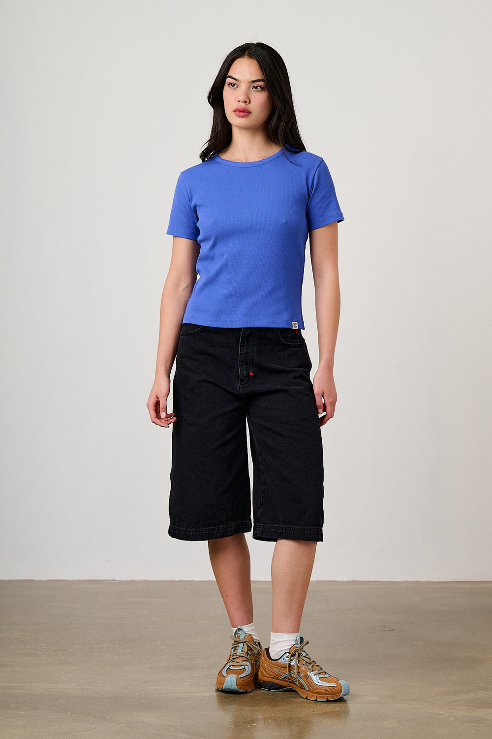 Gracie - T-Shirt Organic Cotton in Dazzling Blue
