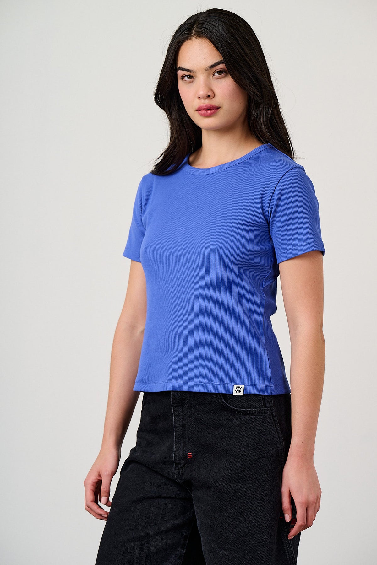 Gracie - T-Shirt Organic Cotton in Dazzling Blue