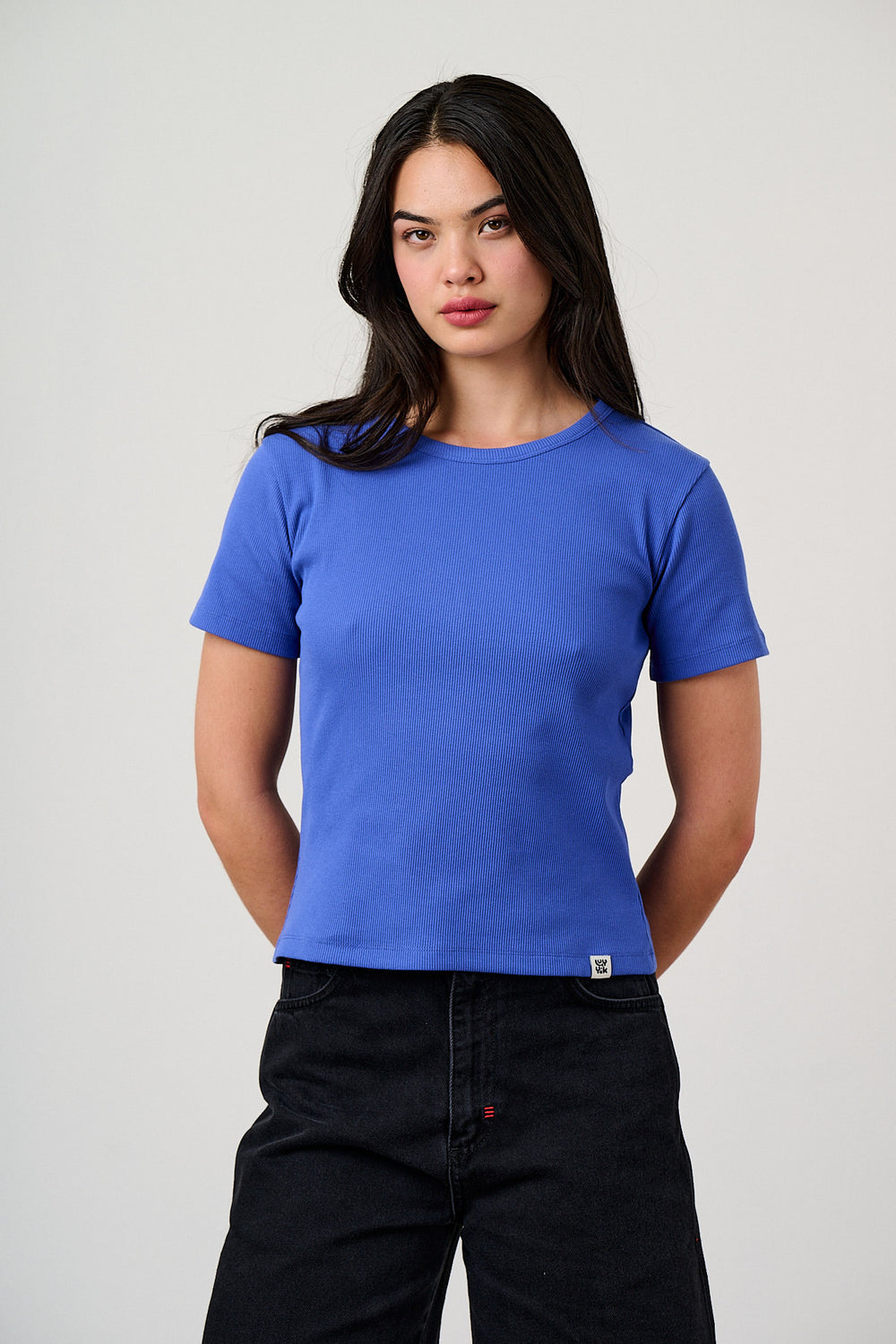 Gracie - T-Shirt Organic Cotton in Dazzling Blue