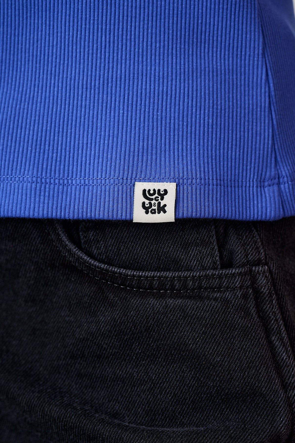 Gracie - T-Shirt Organic Cotton in Dazzling Blue