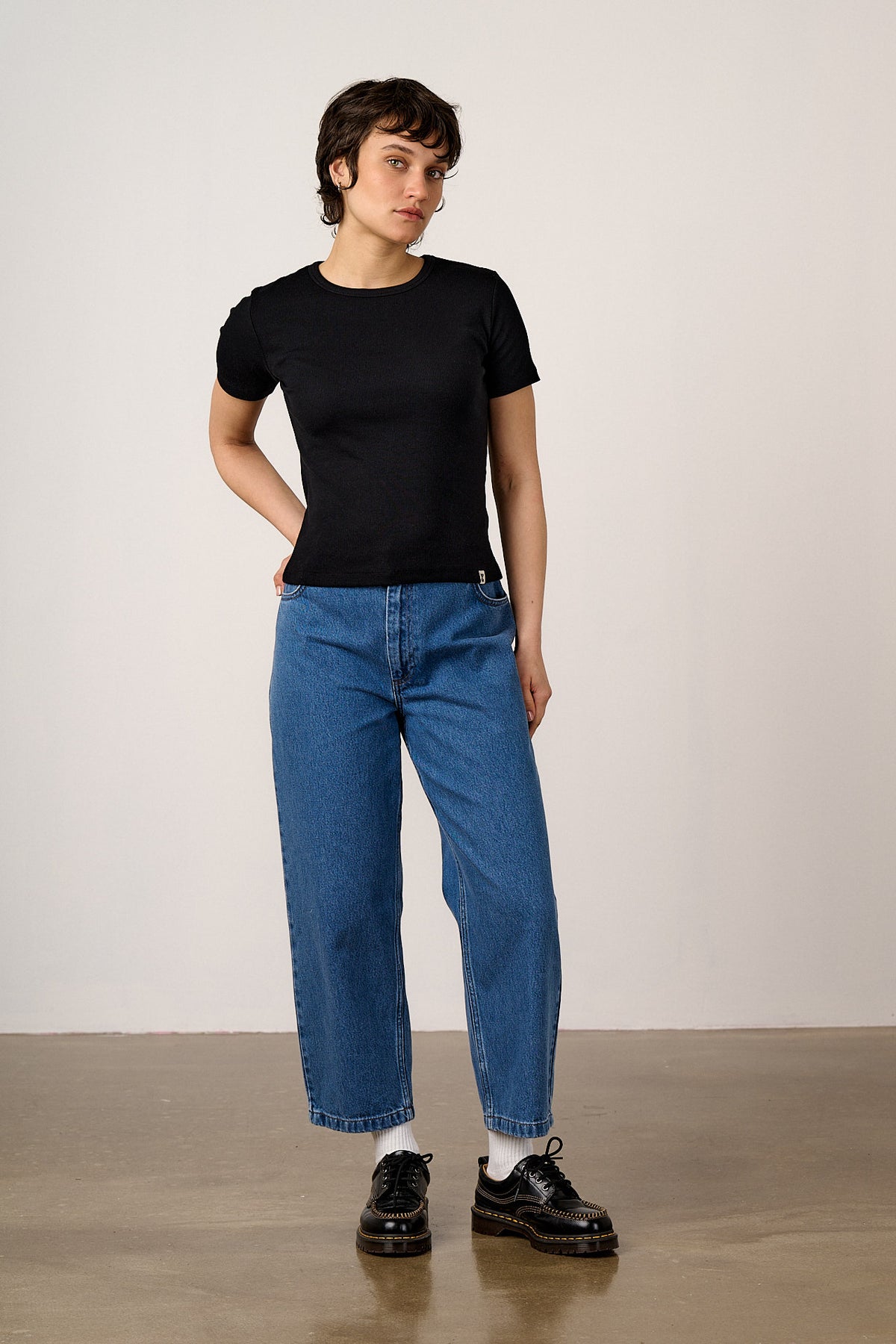 Gracie - T-Shirt Organic Cotton in Black