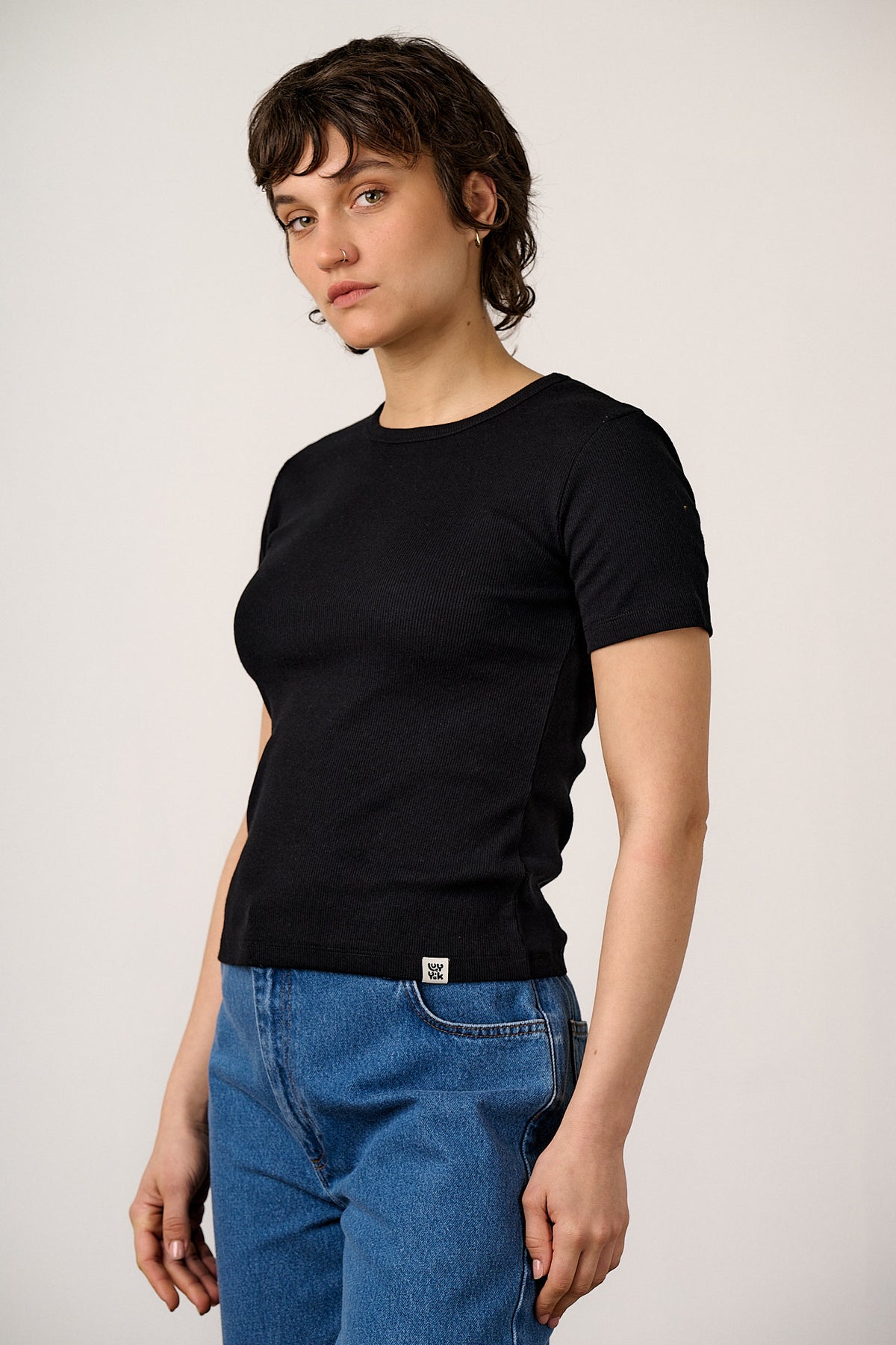 Gracie - T-Shirt Organic Cotton in Black