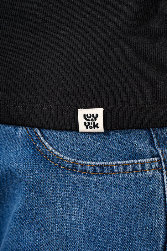 Gracie - T-Shirt Organic Cotton in Black