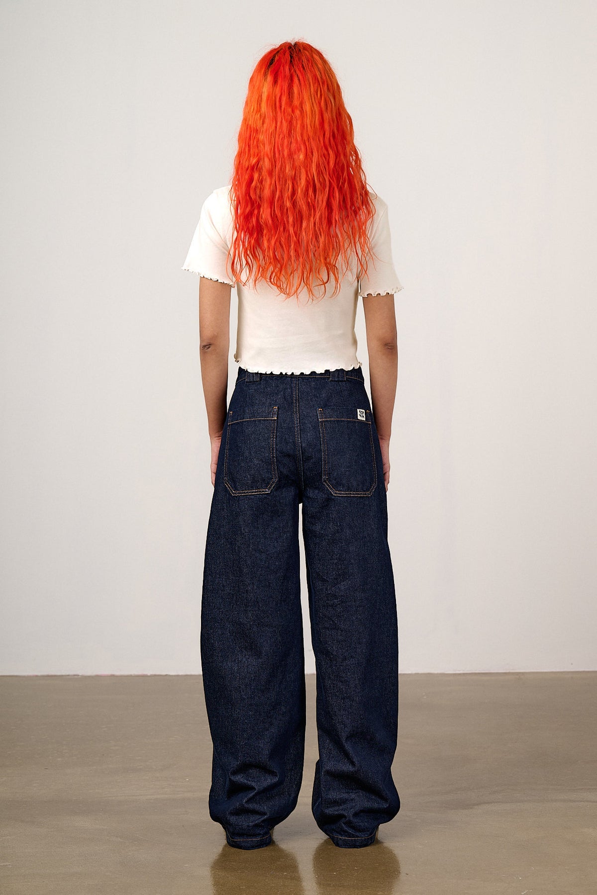 Greta - Cropped Top Organic Cotton in Ecru