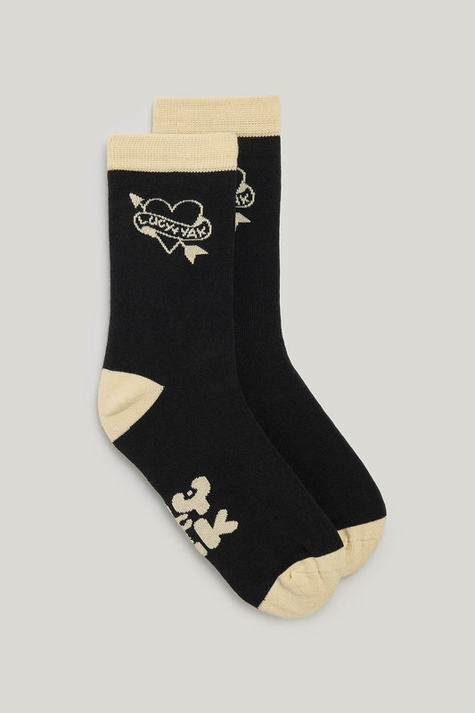 JoJo - Ankle Socks Organic Cotton in Logo Tattoo Heart