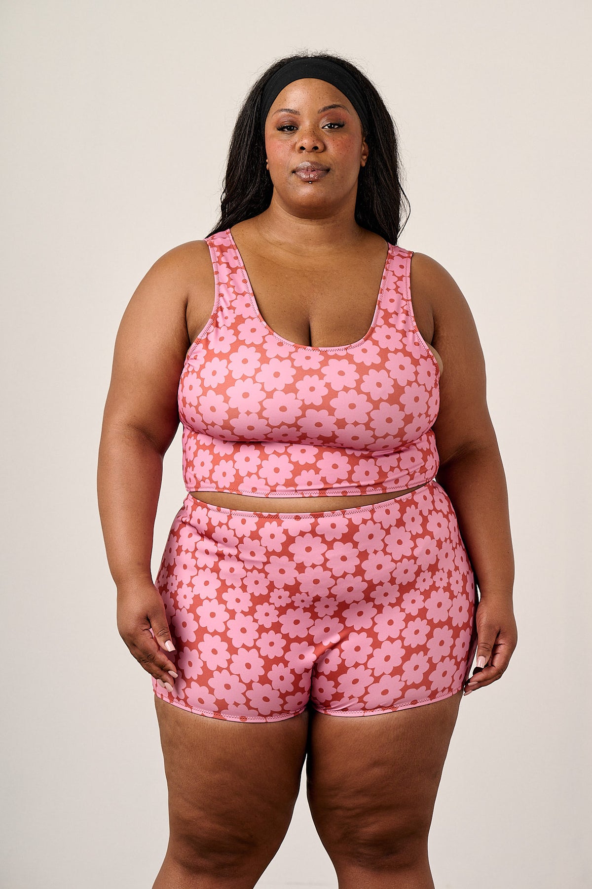 Kara - Tankini Top Recycled Polyester in Coastal Flower