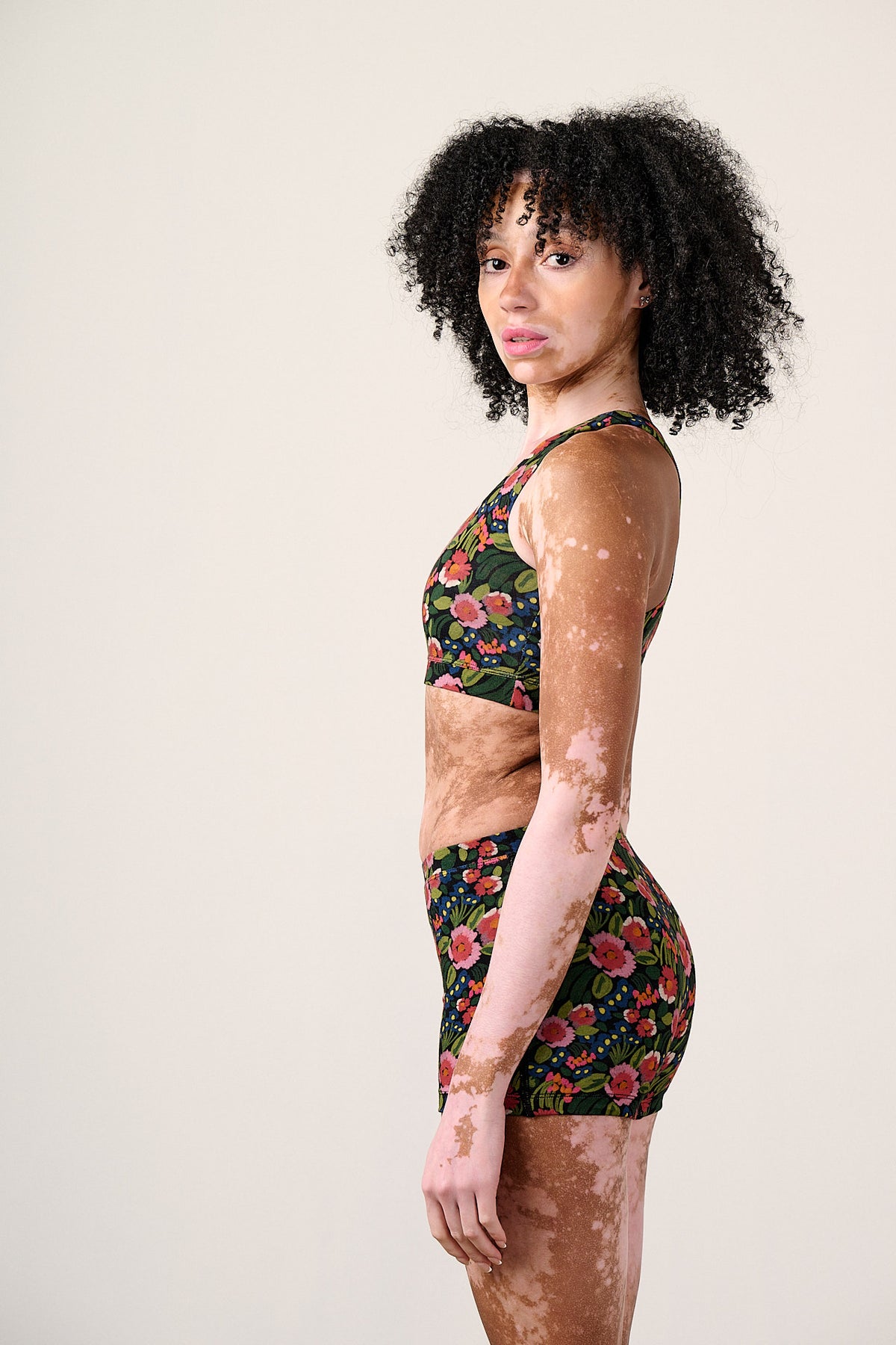 Kit - Boxer Shorts Viscose in Black Marie Print