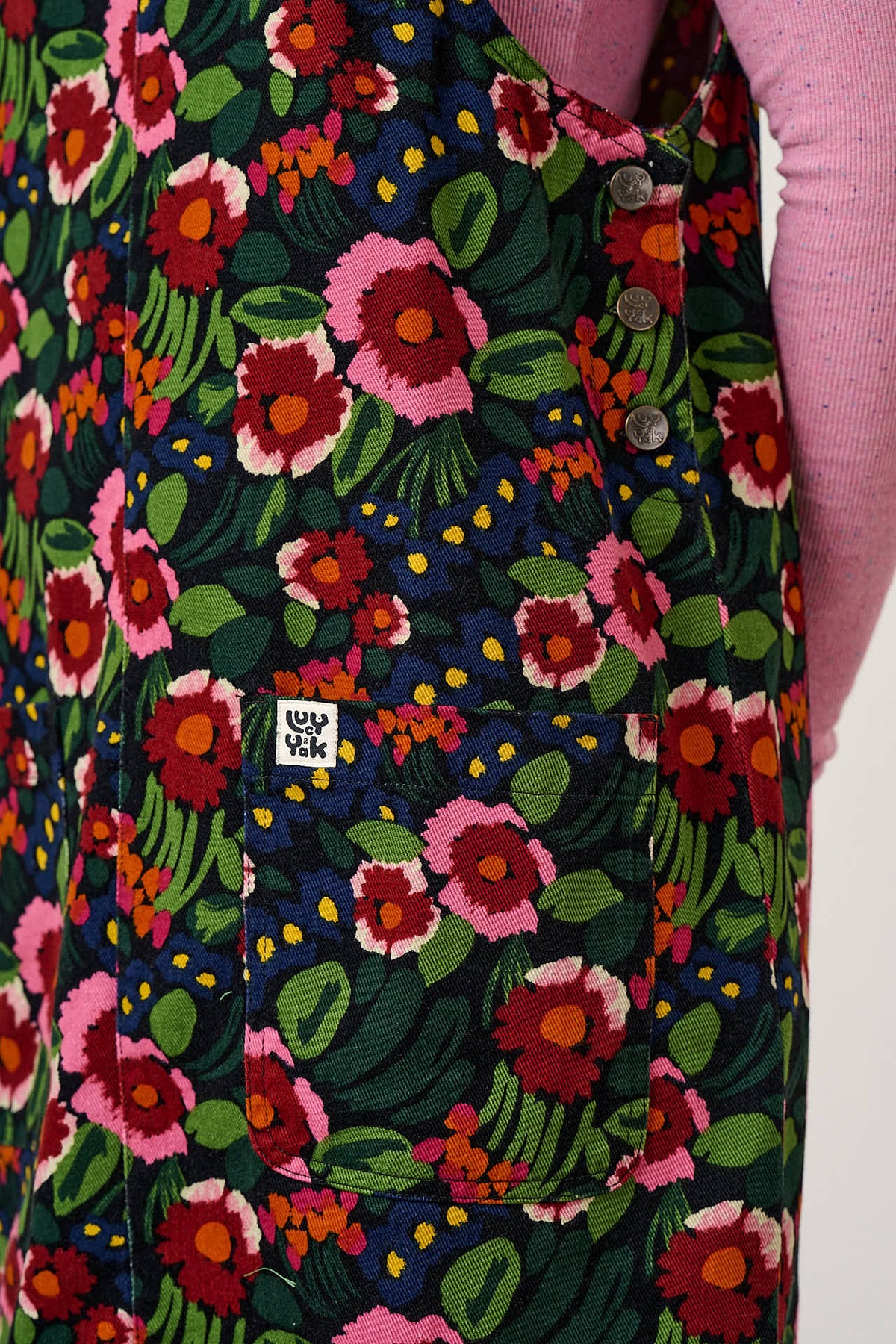 Layla - Organic Cotton Twill Dress in Marisa