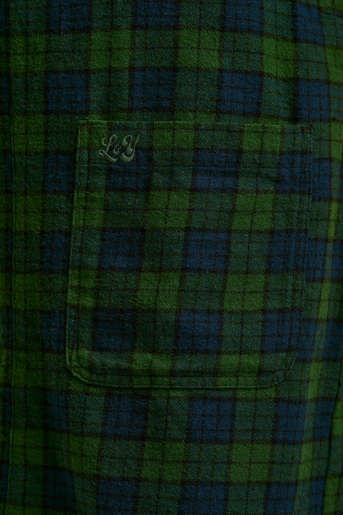 Layla - Mini Brushed Cotton Dress in Wilderness Tartan