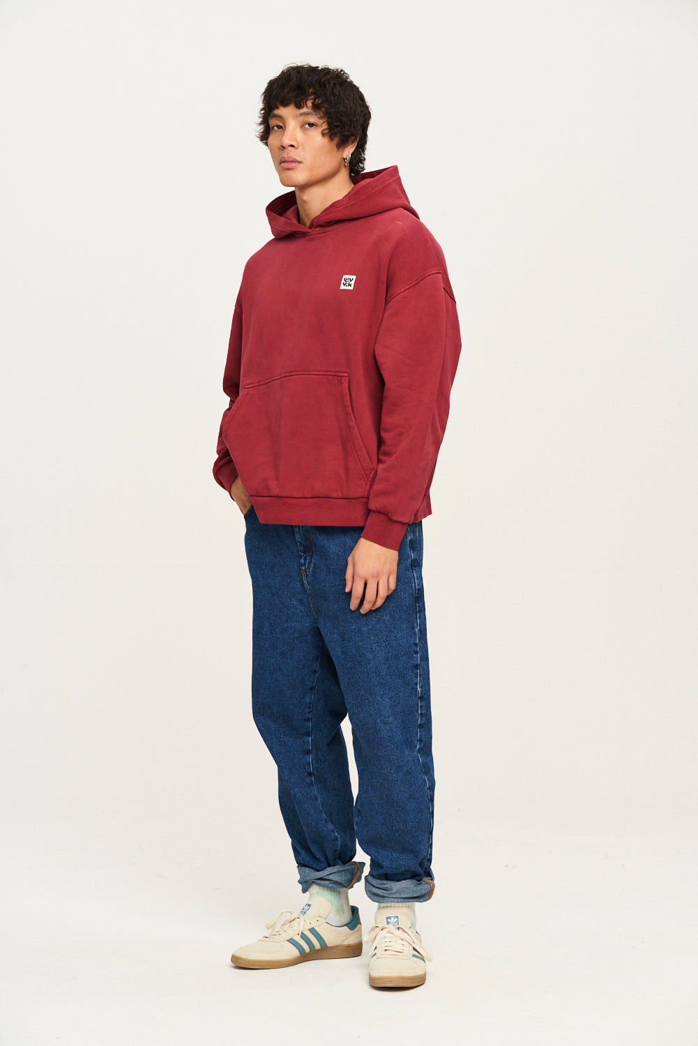 Dana - Mom Jeans Organic Cotton Denim in Mid Wash Blue
