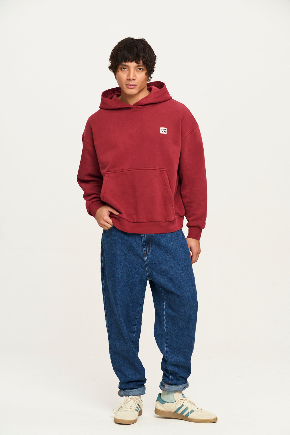 Dana - Mom Jeans Organic Cotton Denim in Mid Wash Blue