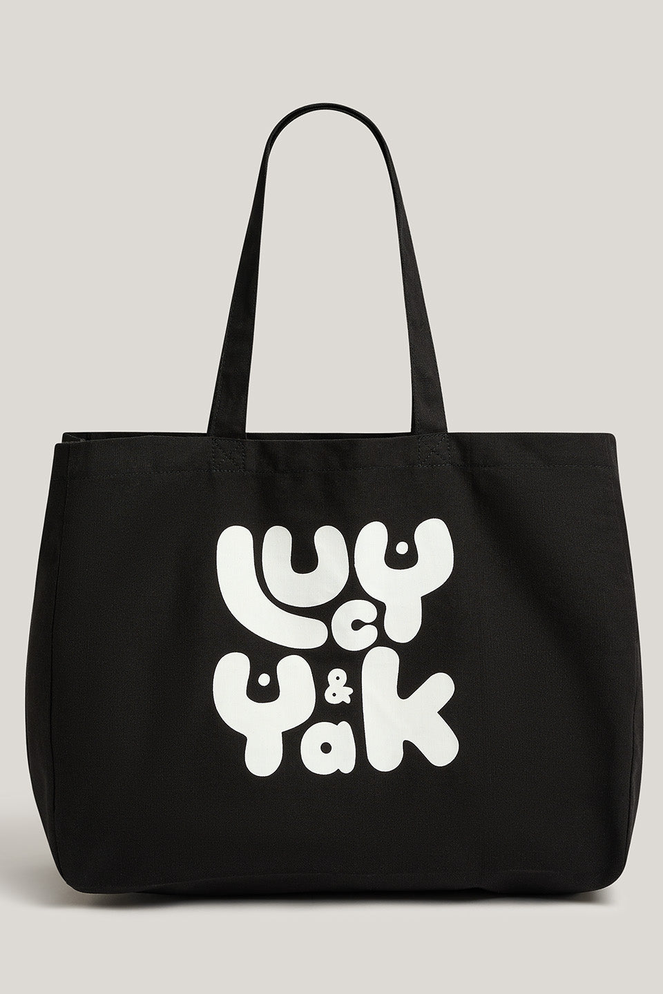 Large Tote Bag - Organic Cotton in Black