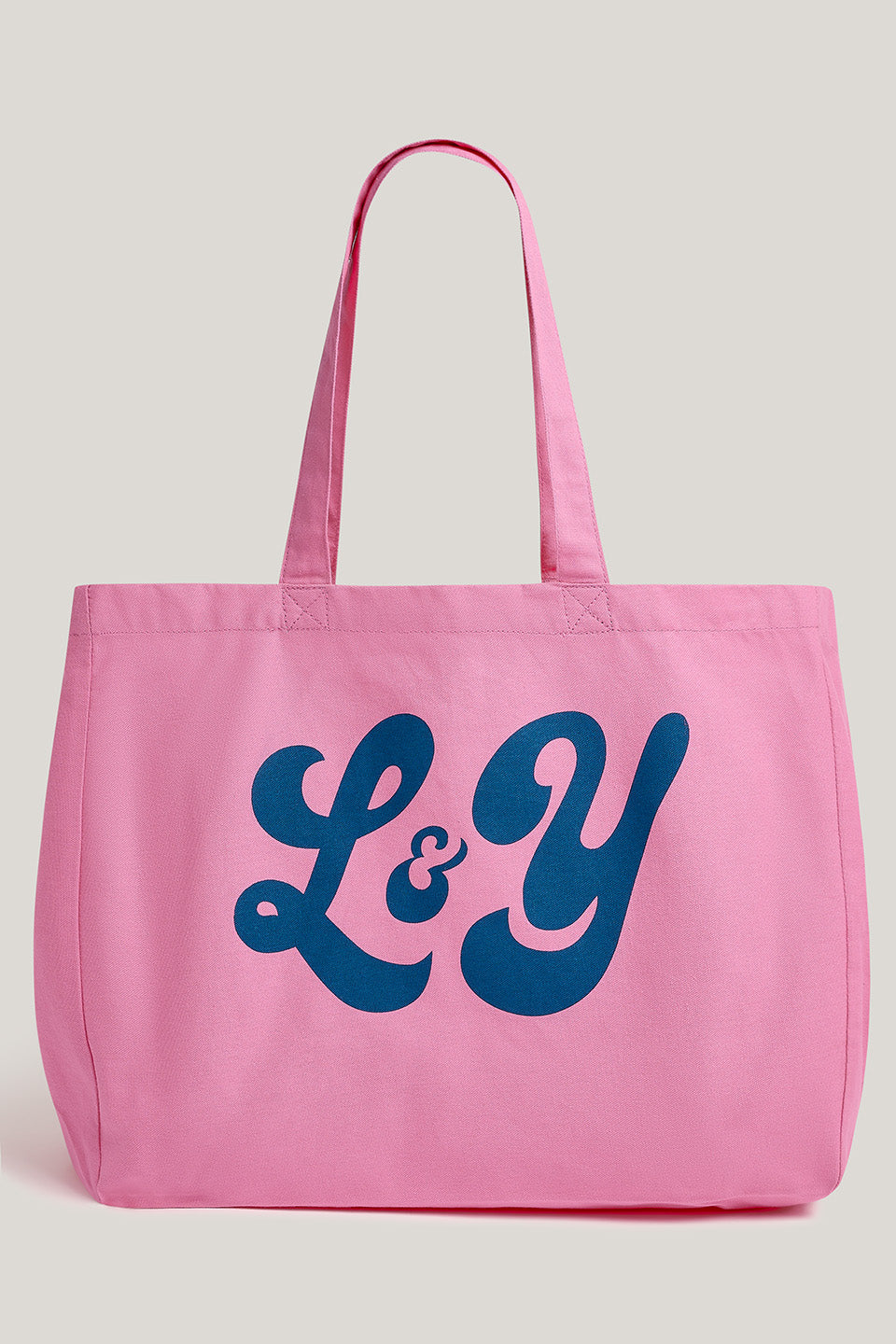 Large Tote Bag - Organic Cotton in Pink