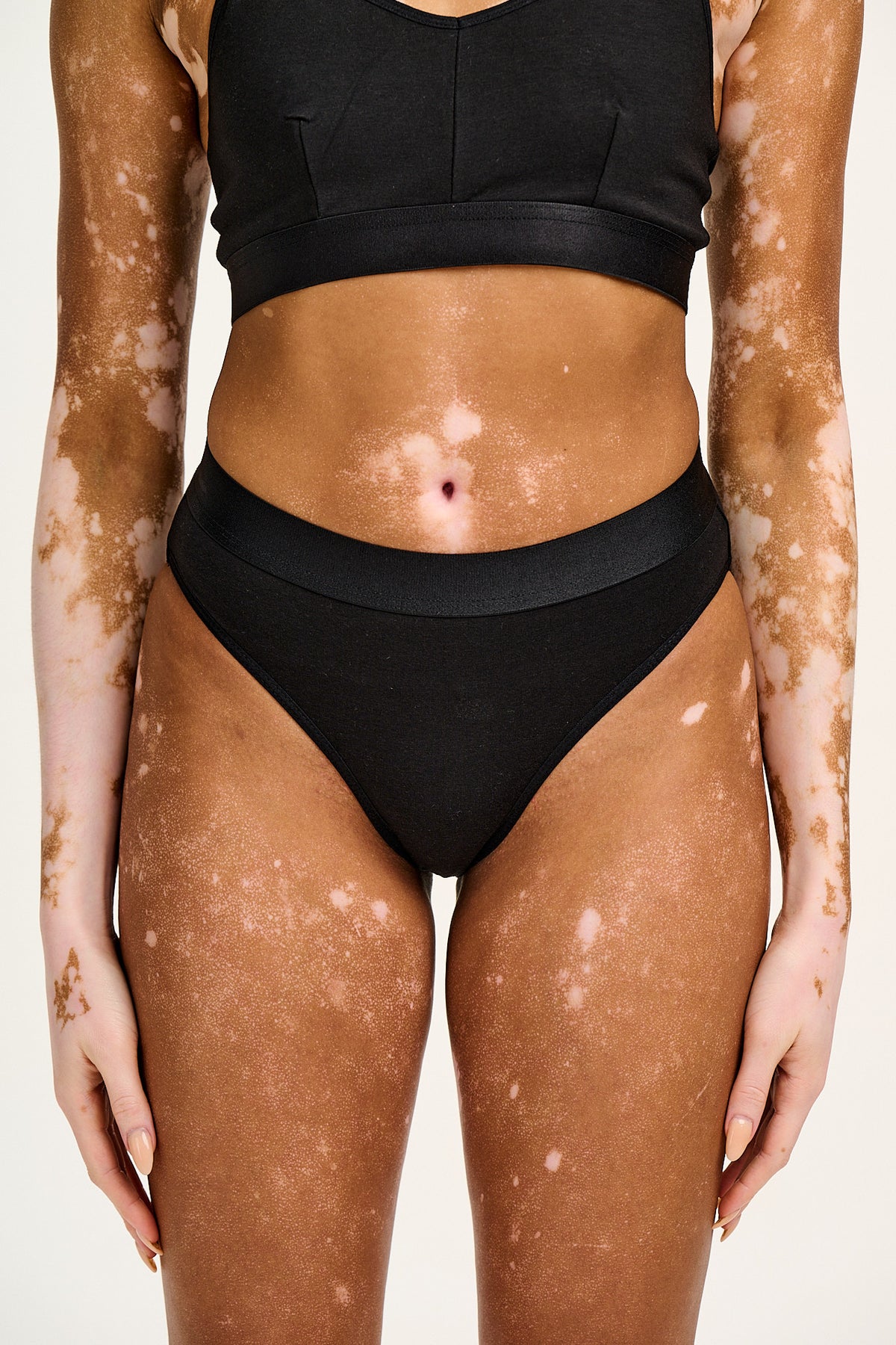 Cora - Bikini Briefs Viscose Blend in Black