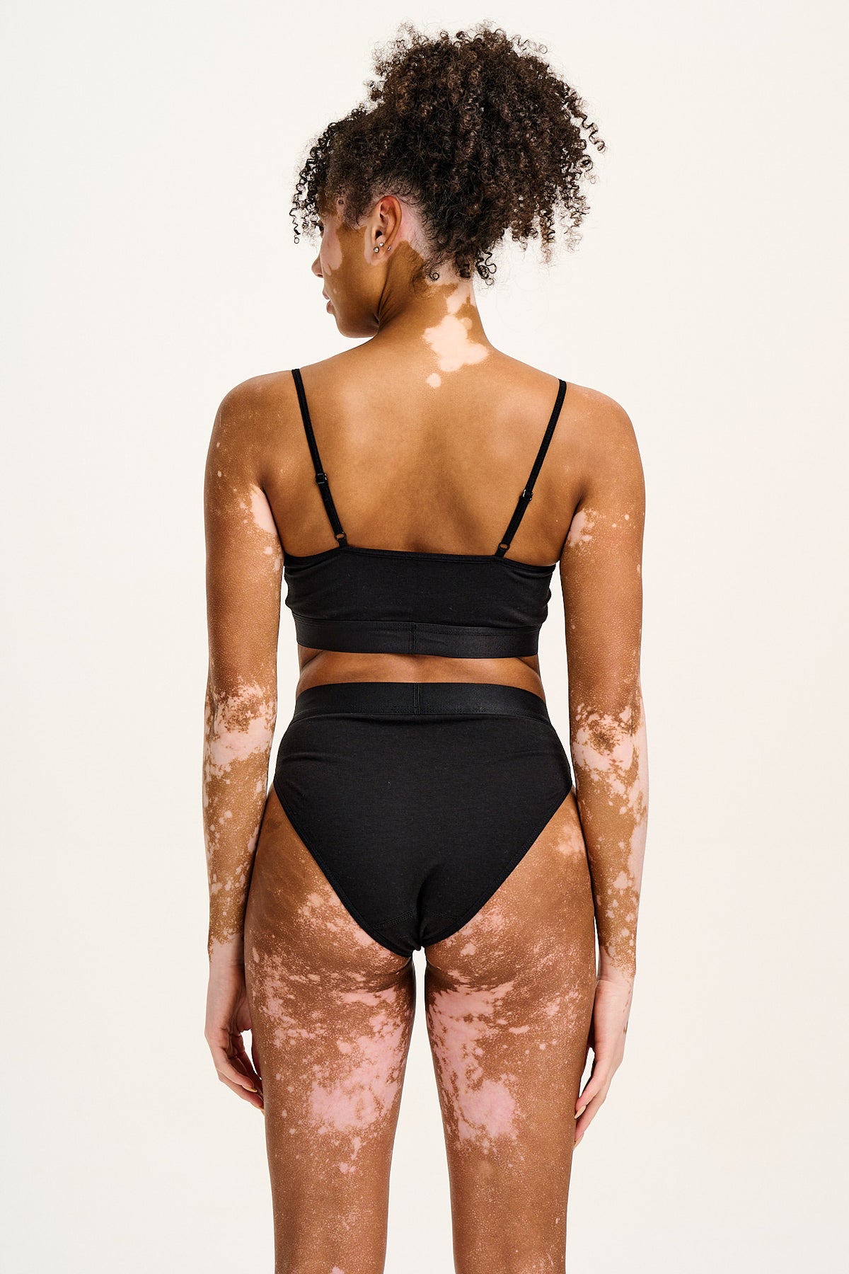 Cora - Bikini Briefs Viscose Blend in Black