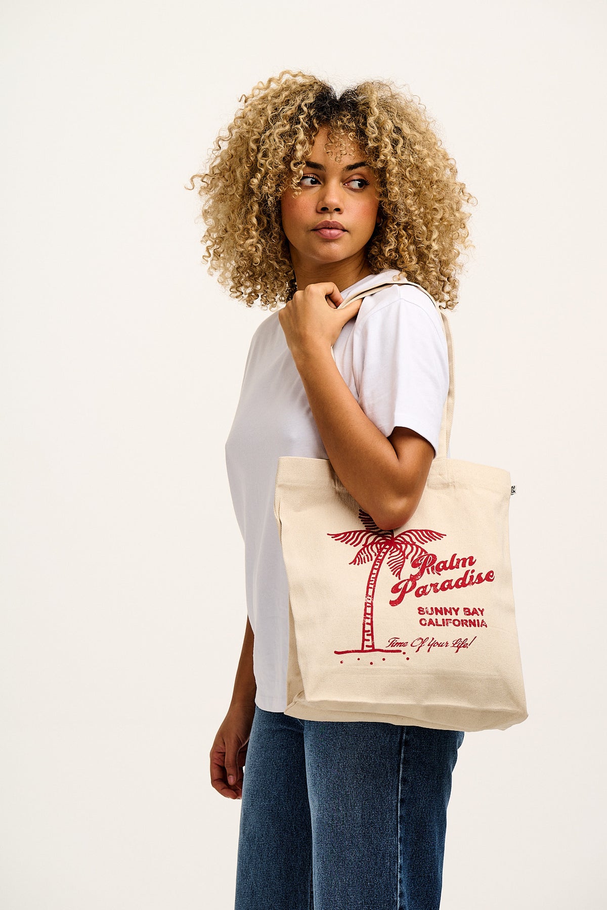 Felix - Tote Bag Organic Cotton Twill in Palm Paradise Print
