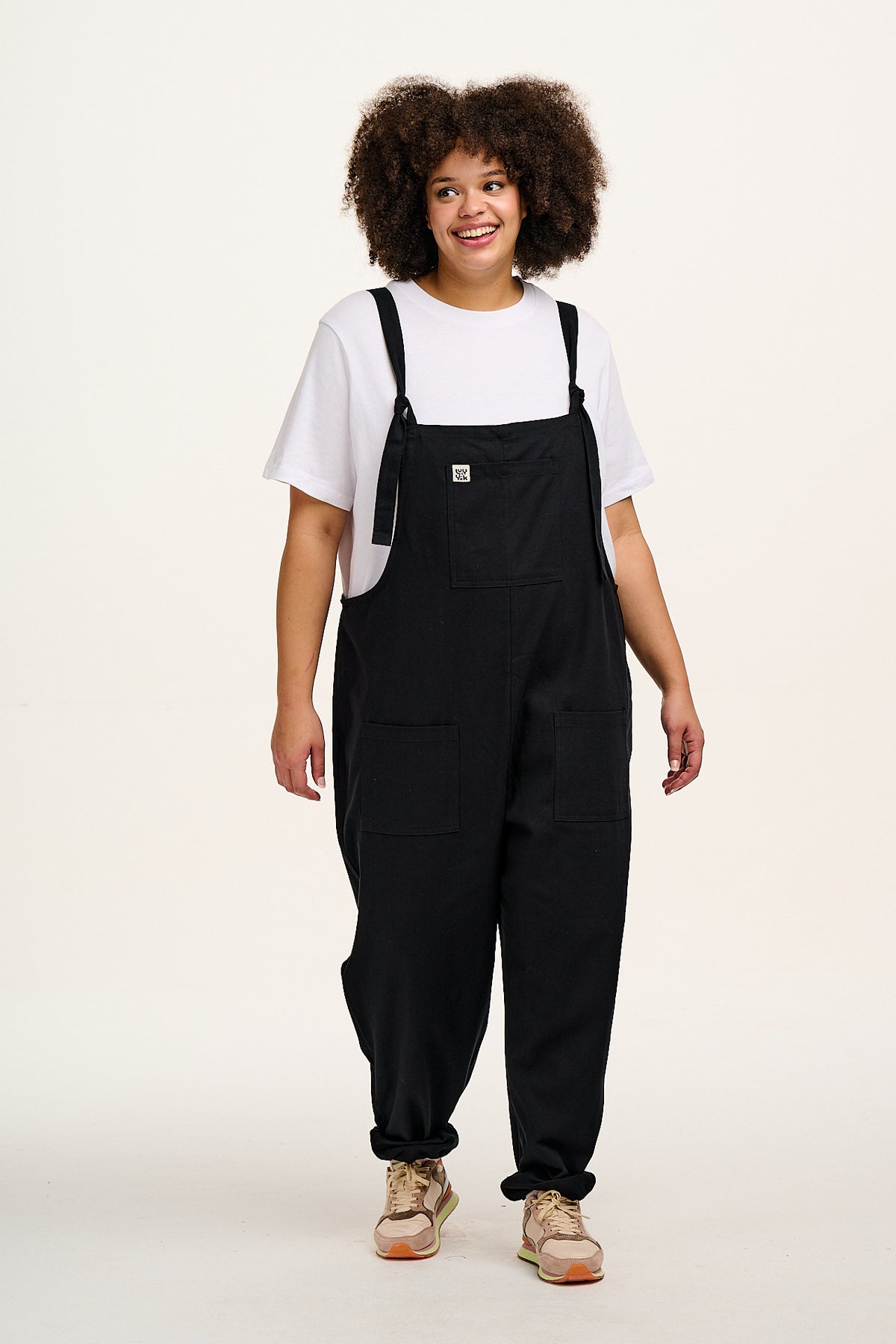 Original - Straight Leg Dungarees Organic Cotton in Black