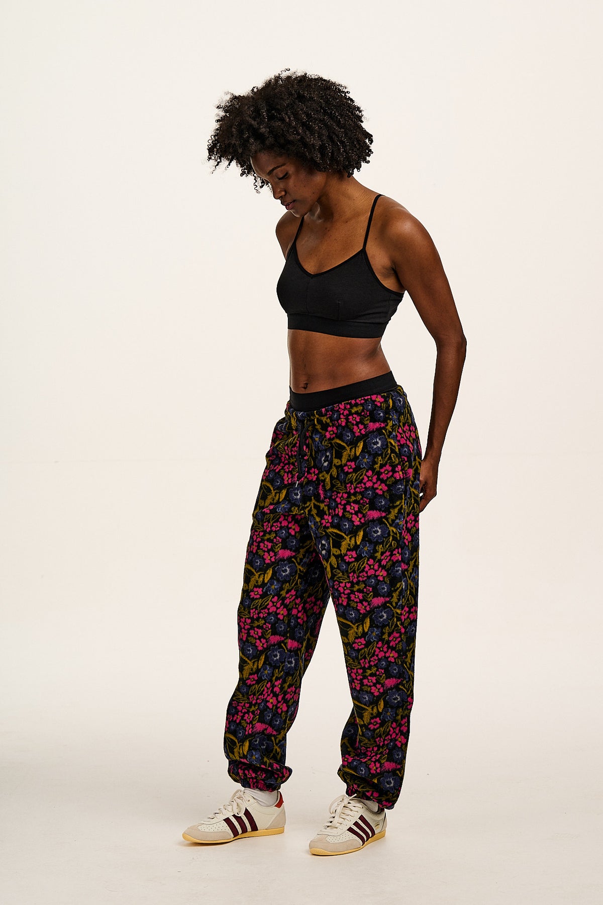 Ruby - Crop Top Cotton & Bamboo Bralette in Black