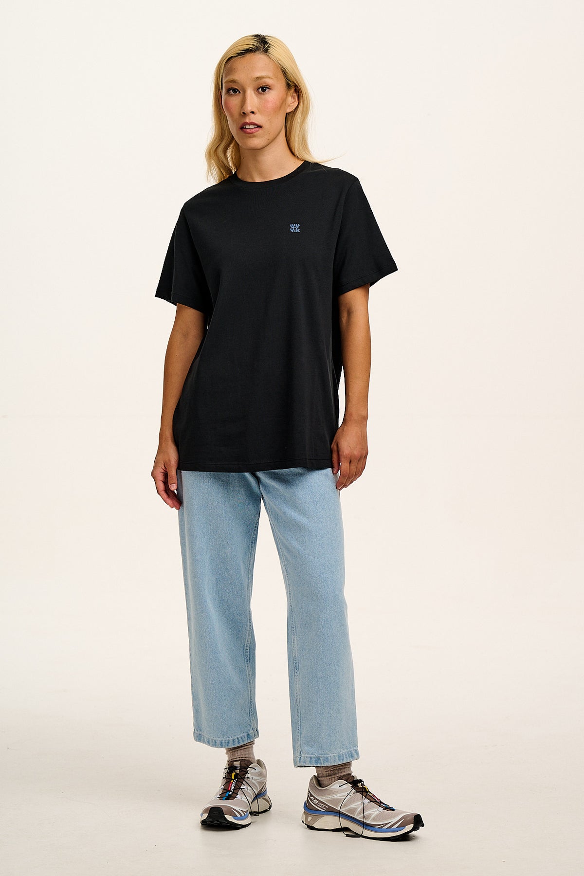 Denver - Cotton T-Shirt in Black