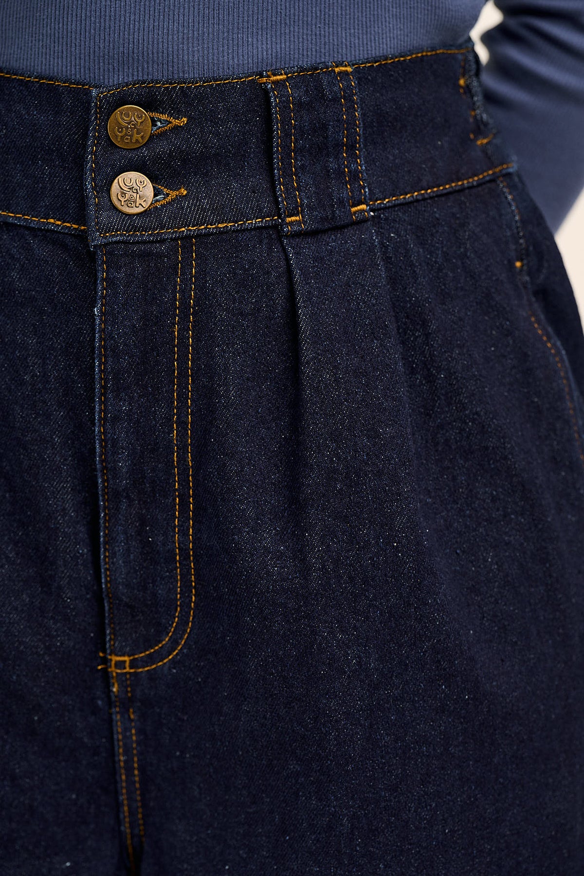 Addison - High Waist Jeans Organic Cotton Denim in Indigo