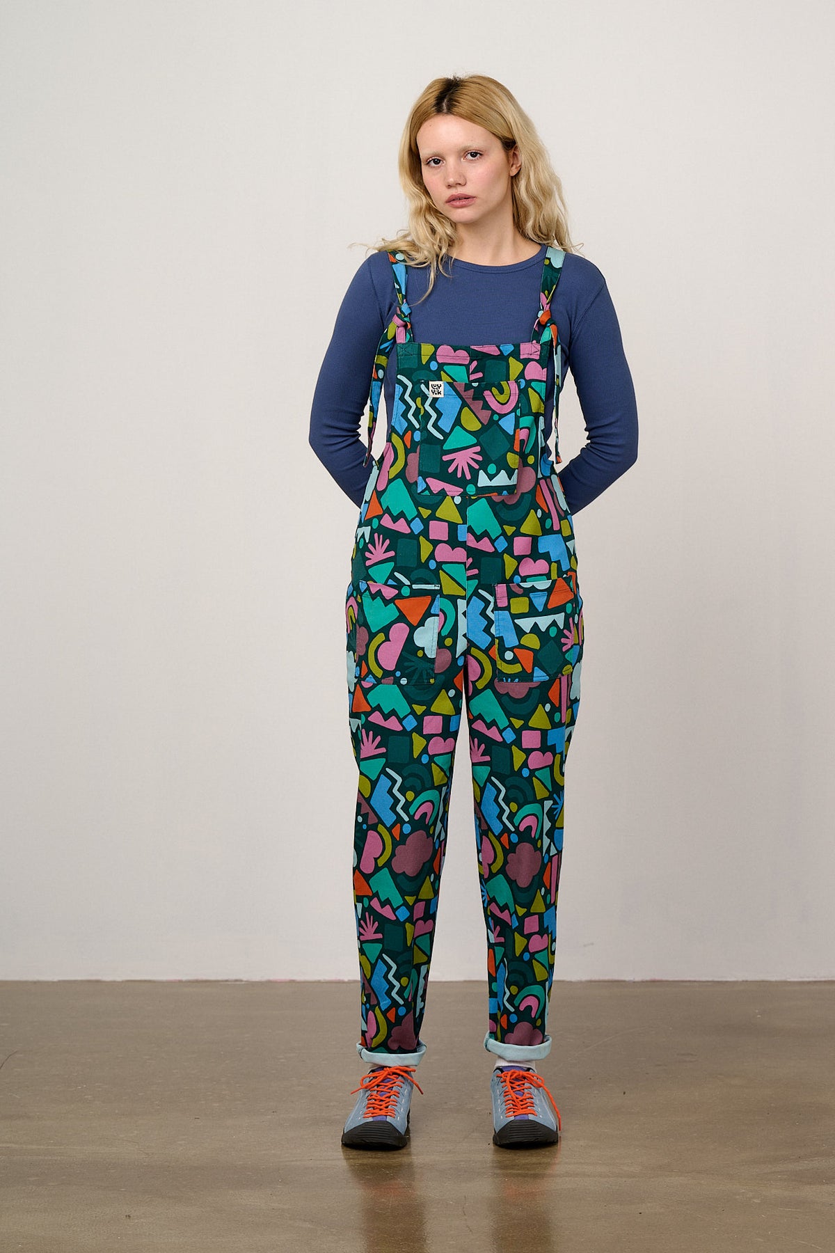 Original - Straight Leg Dungarees Organic Cotton in Bold Shapes