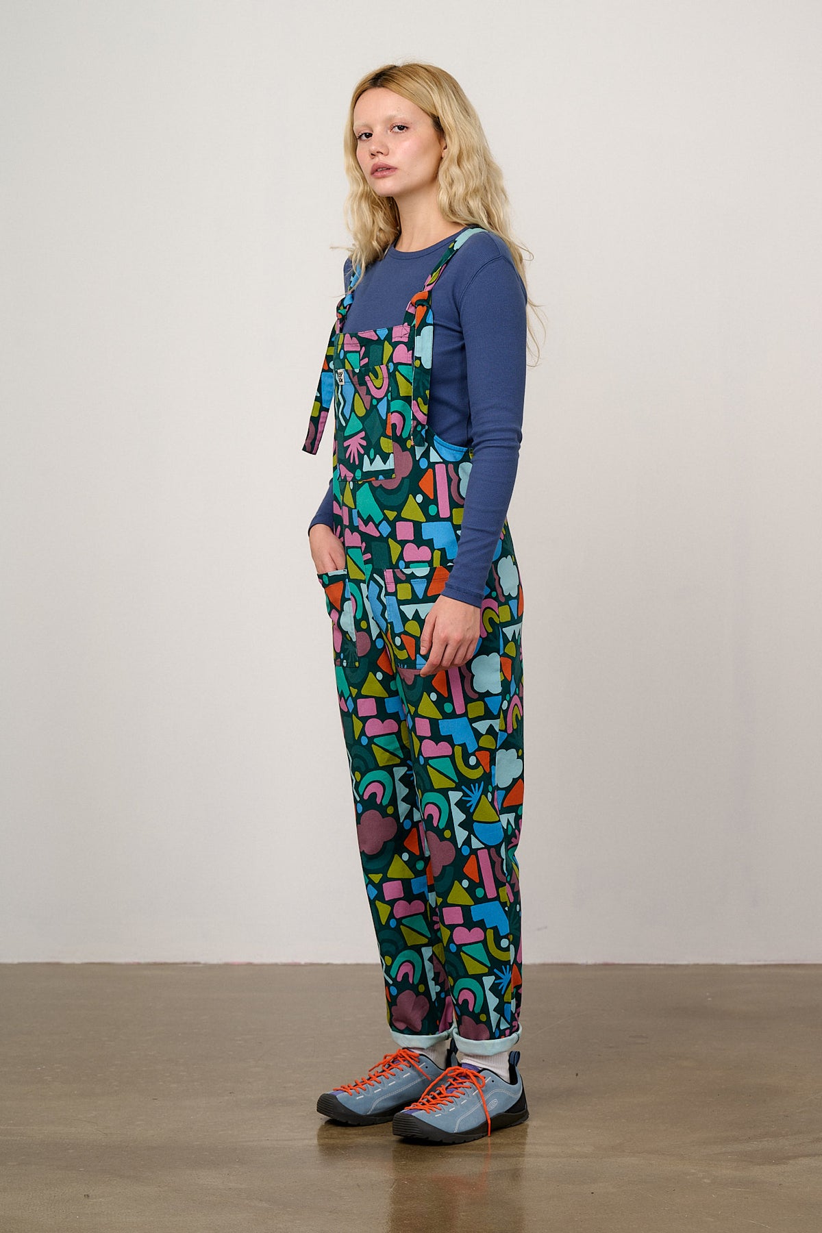 Original - Straight Leg Dungarees Organic Cotton in Bold Shapes